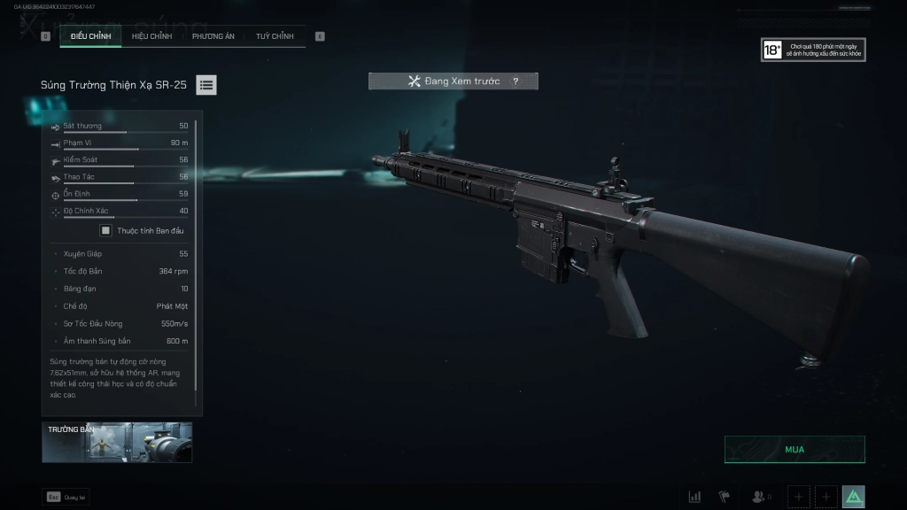Top Súng Garena Delta Force Mạnh Nhất Cho Từng Class (Cập Nhật 2025)