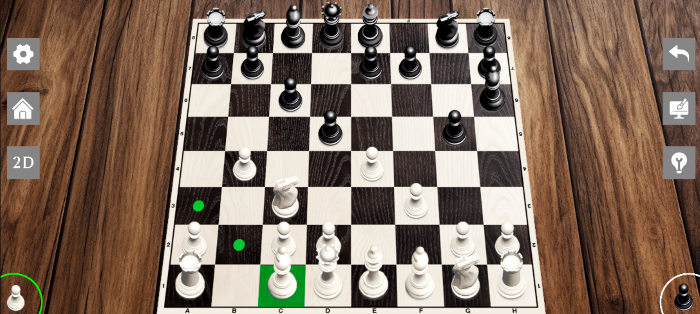 Chess 3D-poster