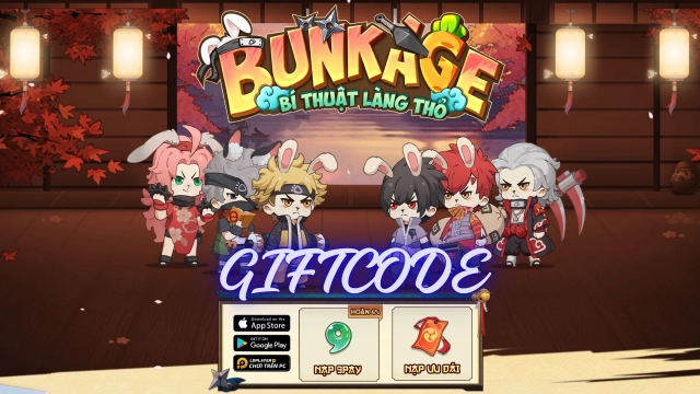 Full bộ code Bunkage: Bí Thuật Làng Thỏ mới nhất - Hướng dẫn cách nhập chi tiết