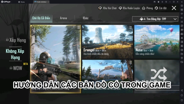 『HƯỚNG DẪN』Các bản đồ có trong PUBG Mobile