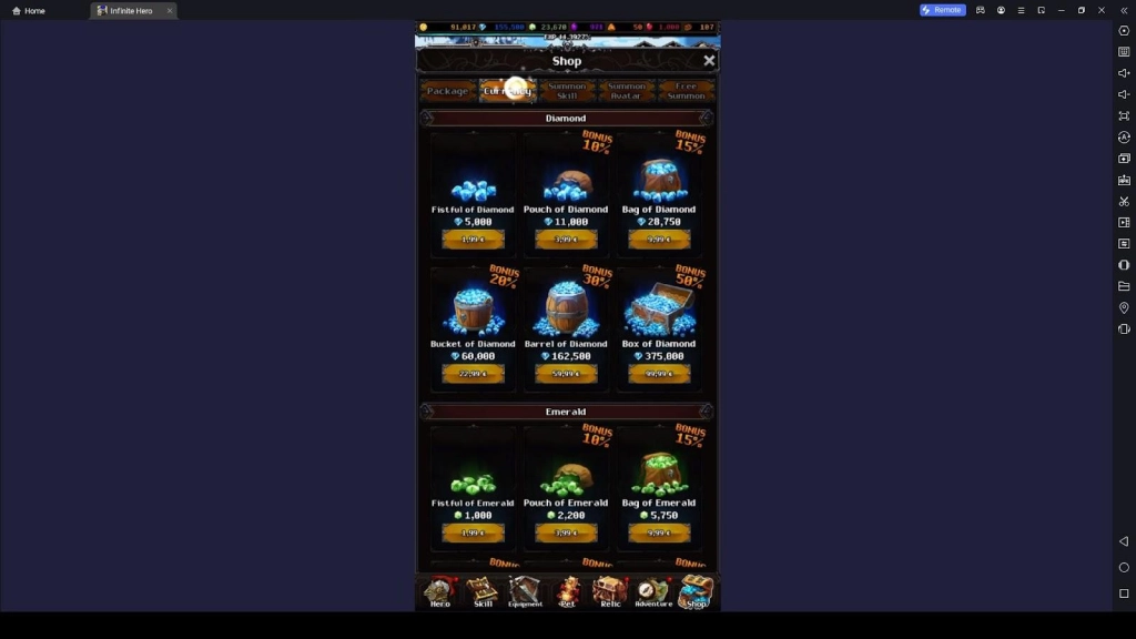 Earning Blue and Green Diamonds Earning Blue and Green Diamonds