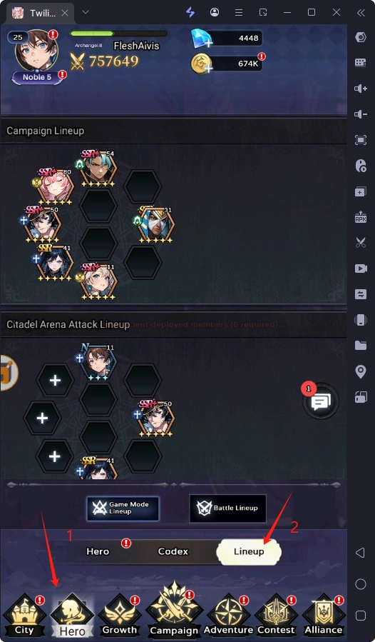 How to Build Teams in Twilight Chronicle: Idle RPG