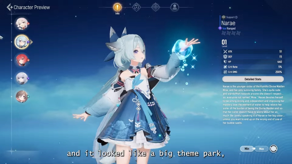 Understand the Characters, Classes, and Elements