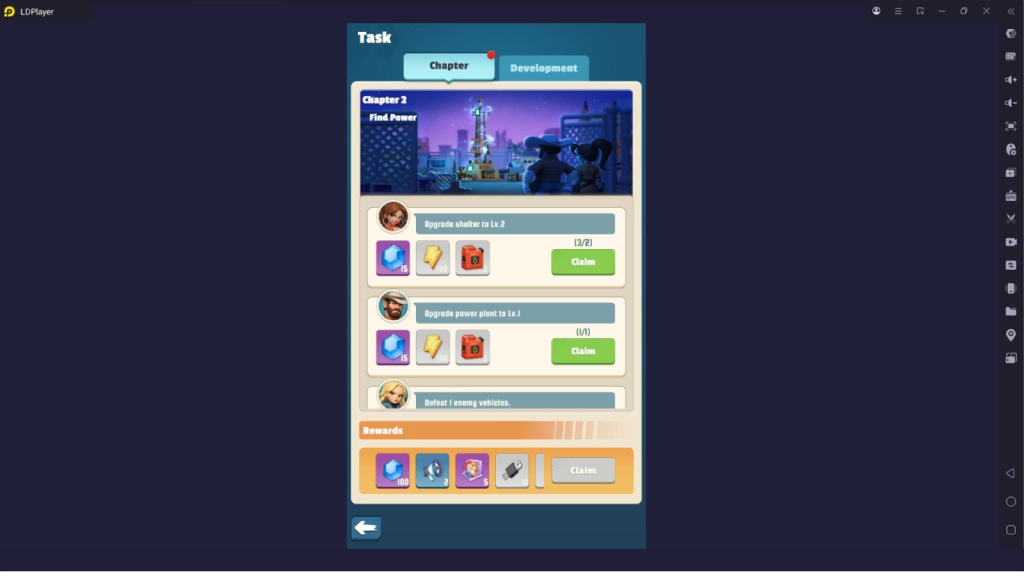 Follow the Chapter and Development Tasks Follow the Chapter and Development Tasks