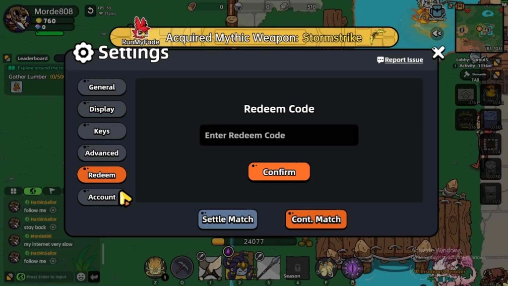 ​How to Redeem Codes in Hero's Land