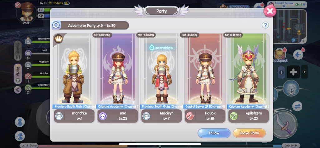 Party Up for Bonus EXP Party Up for Bonus EXP