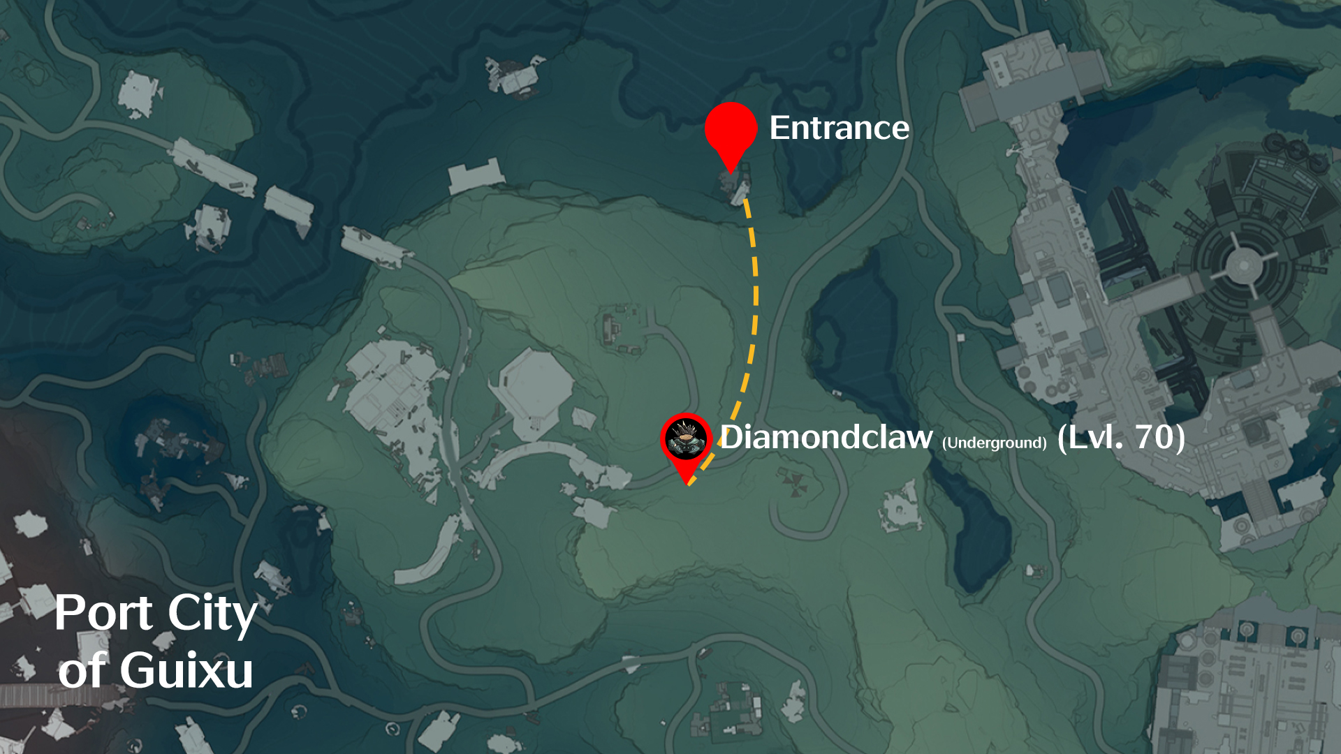 Location Diamondclaw