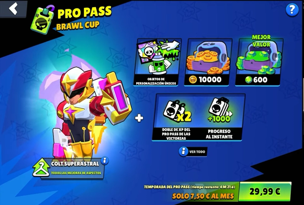 Pro Pass del Competitivo de Brawl Stars — ¿Realmente lo vale?