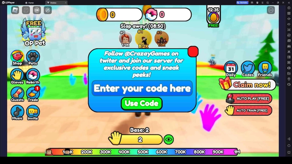 Roblox Slap a Friend Codes: Ultimate Slapping Power - March 2025