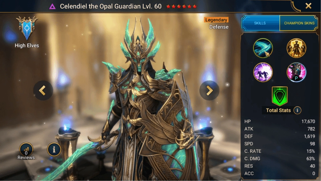Celendiel the Opal Guardian