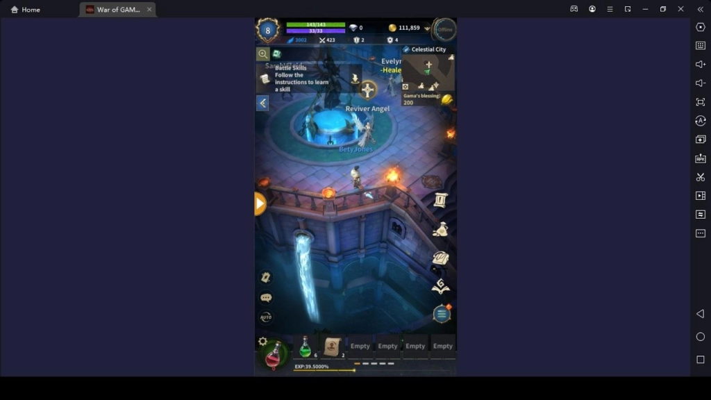 War of GAMA Gameplay