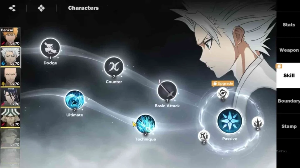 BLEACH Soul Resonance Toshiro Build – Skill Upgrade Priority