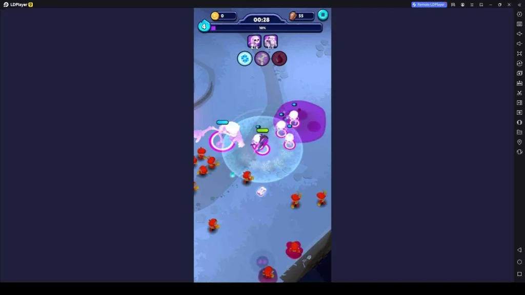 Use the Blood Pools against the Enemies