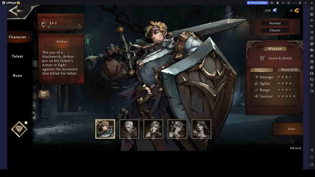 Select a Character with Better Stats Select a Character with Better Stats