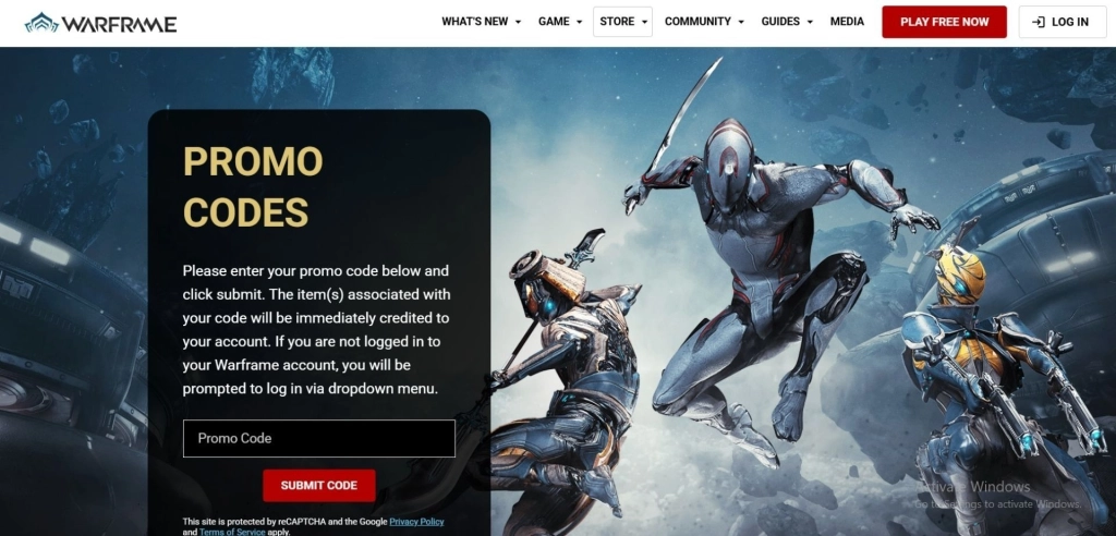 How to Redeem Warframe Codes How to Redeem Warframe Codes