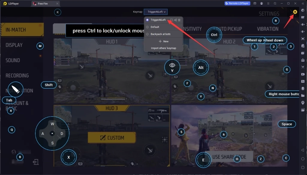 ¿Cómo solucionar los problemas de agacharse inesperadamente y del ratón atascado en Free Fire?