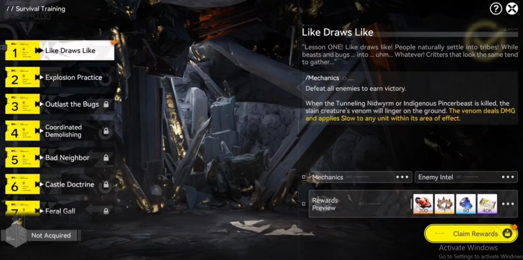 All Rewards Overview