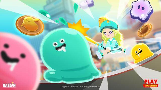 The Bratty Slimes Cause a Ruckus in HAEGIN's "Play Together"!