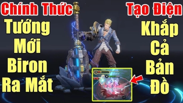 Liên Quân Mobile: Cách Chơi Cơ Bản Tướng Mới Biron