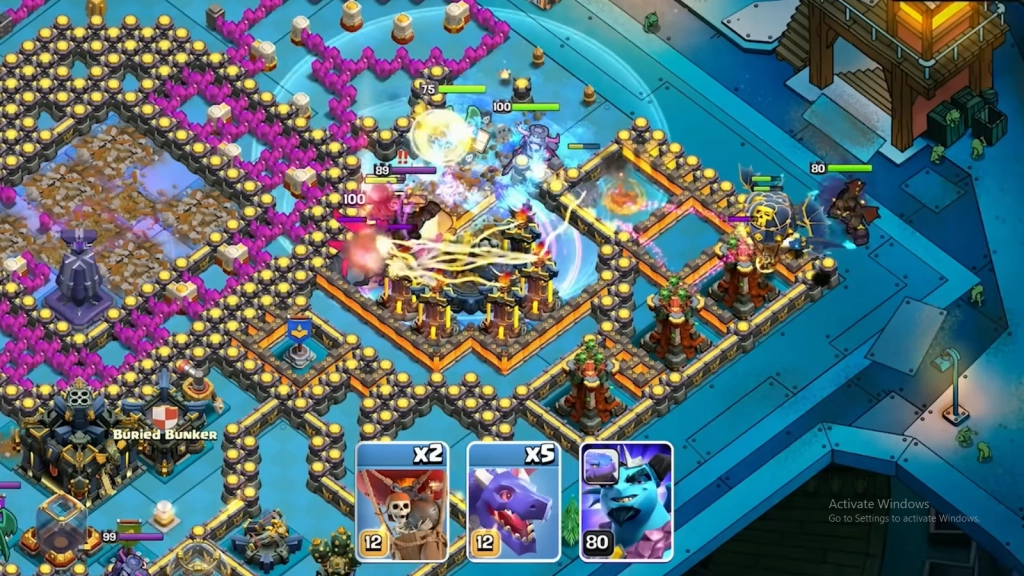 Support the Push with Hero Abilities and Spells