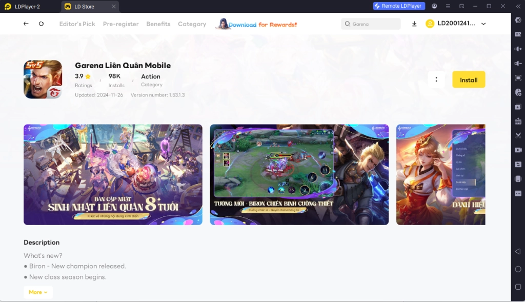How to Download and Play Garena Liên Quân Mobile on PC - Beginners Guide