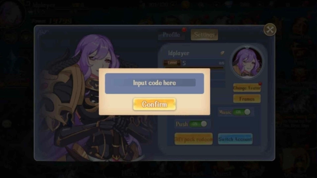 Redeem Process for the Mythic Girls Redeem Codes