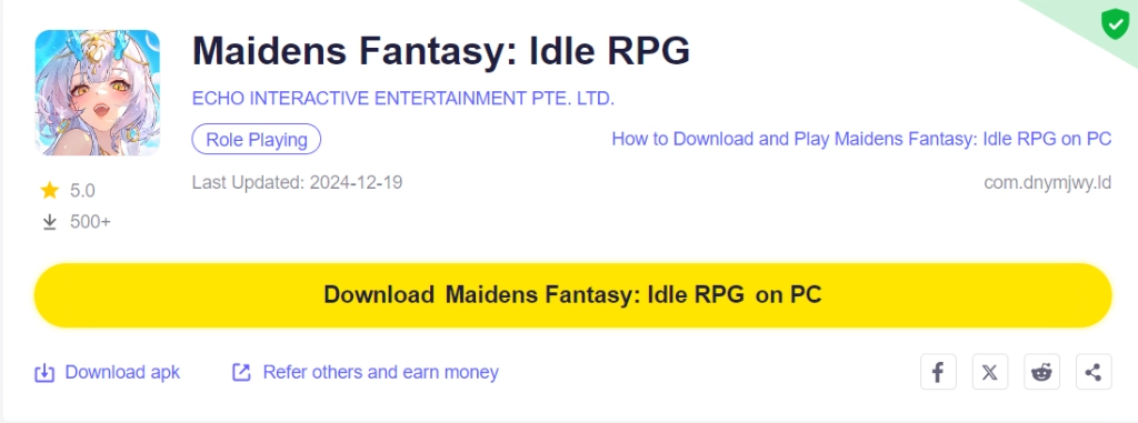 How to Download and Play Maidens Fantasy: Idle RPG on PC - Beginners Guide