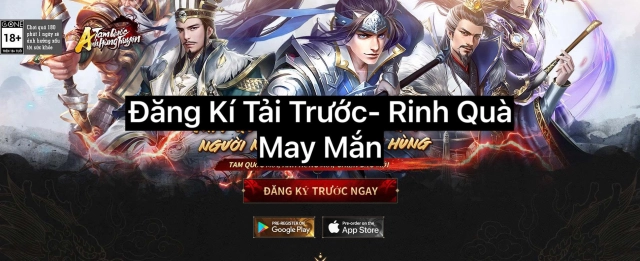 『GAME MỚI』Tam Quốc Anh Hùng Truyện: Heroes Kingdom Gzone-Giới Thiệu-Hướng Dẫn Đăng Ký Tải Trước
