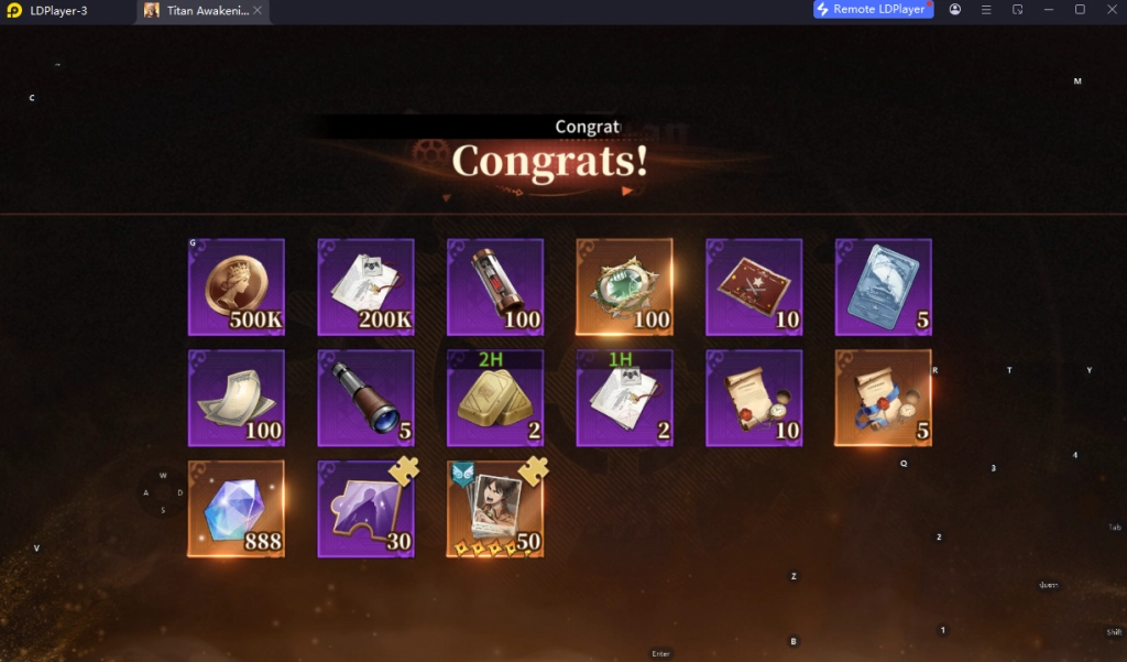 Titan Awakening แจกโค้ด Giftcode อัปเดตเรื่อยๆ ไอเทมเพียบ!! พร้อมวิธีกรอก