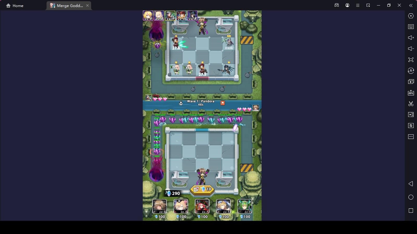 Merge Goddess: Royale Rush TD Playing Strategy 