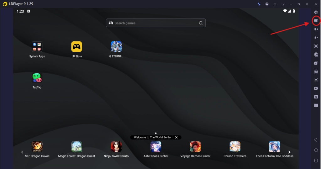 Open LDPlayer’s Keyboard Mapping tool.