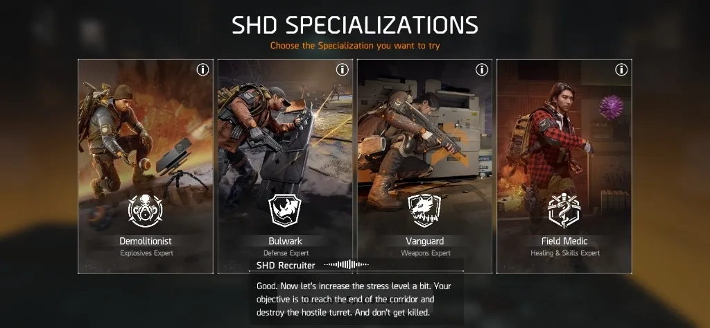 Specializations in The Division Resurgence Specializations in The Division Resurgence