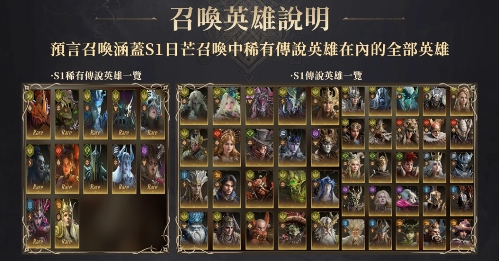《龍息：神寂》預言召喚開啟  保底三位傳說英雄強勢開局