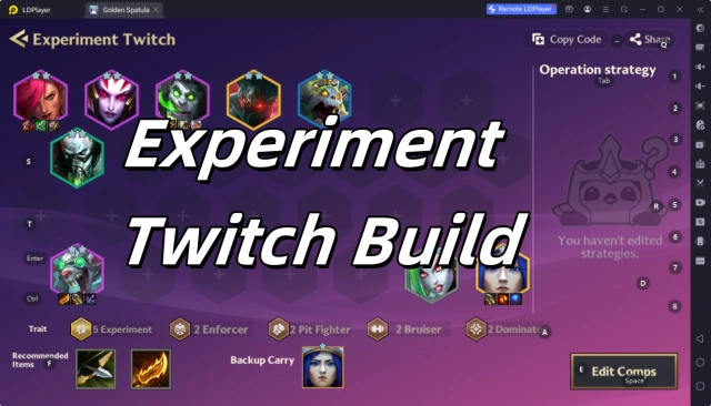 Golden Spatula Comp Recommendation: Experiment Twitch Build