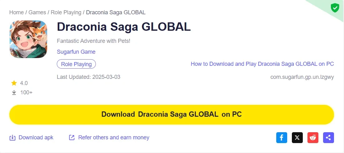 Draconia Saga GLOBAL on PC