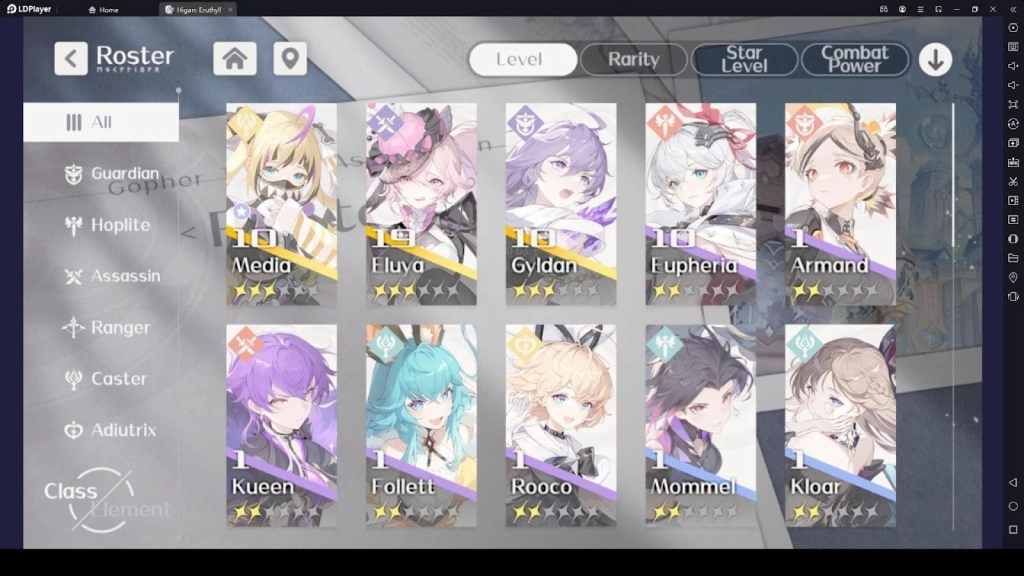 Character Classes and Their Placement