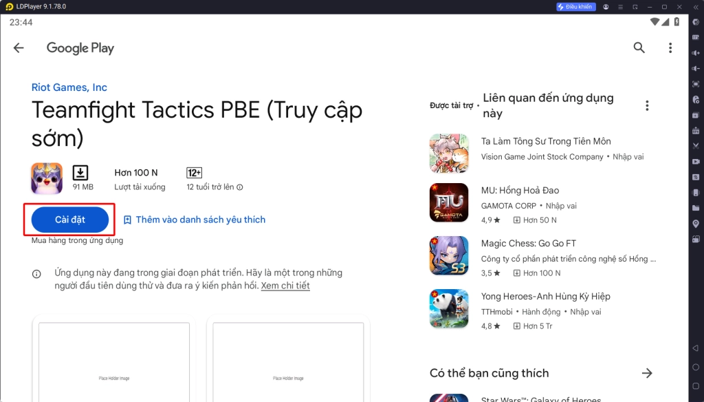 cai-dat-tft-pbe-ldplayer