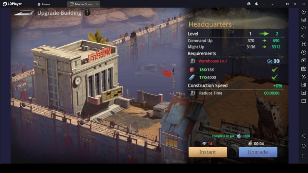 Upgrading the Headquarters Upgrading the Headquarters