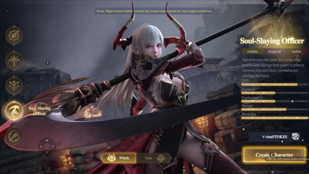 Soul-Slaying Officer (Melee DPS/Assassin)&nbsp;