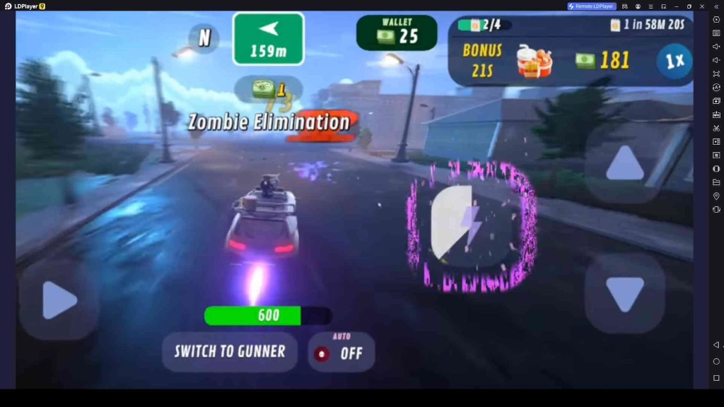 Switch to the Gunner Mode Switch to the Gunner Mode