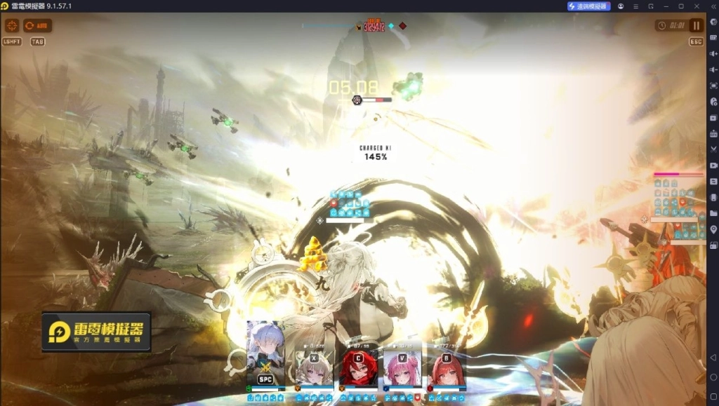 勝利女神妮姬娜由塔戰鬥畫面