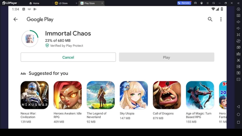 Playing Immortal Chaos on PC Playing Immortal Chaos on PC