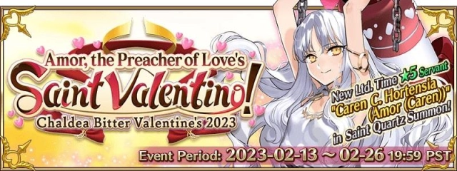 Fate/Grand Order 2023 Valentine Event Guide