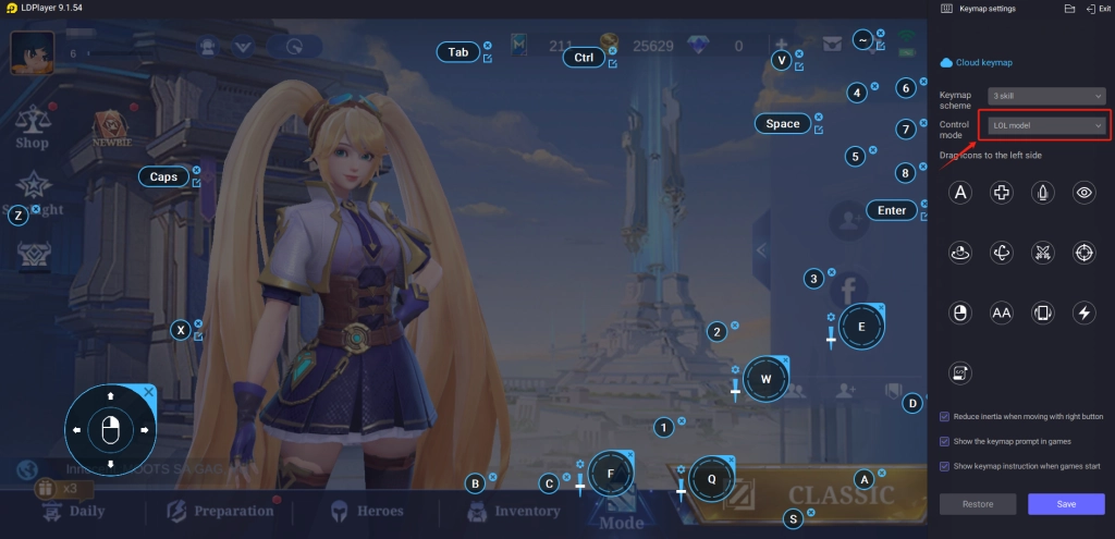 Keyboard Mapping Guide for Mobile Legends: Bang Bang
