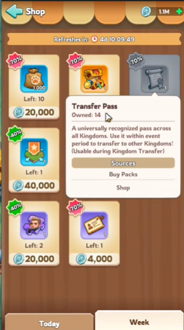 Transfer Passes Transfer Passes