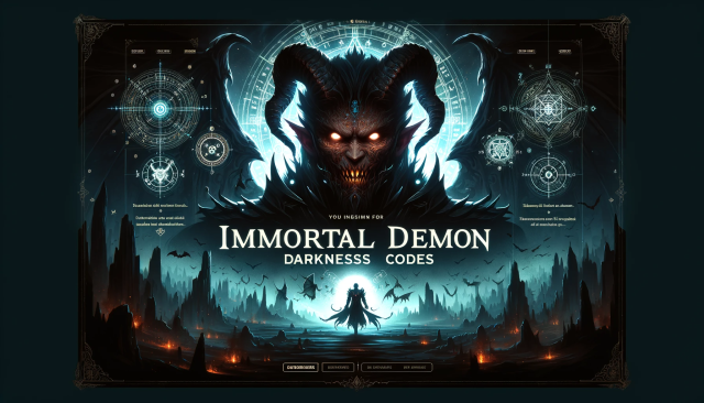 Immortal Demon Darkness Codes: Unleash the Dark Power - 2025 March