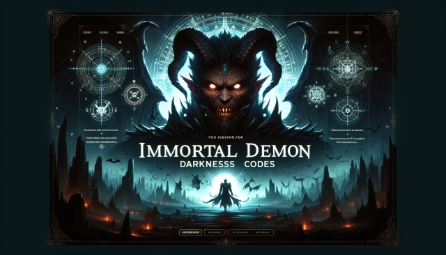 Immortal Demon Darkness Codes: Unleash the Dark Power - 2025 March
