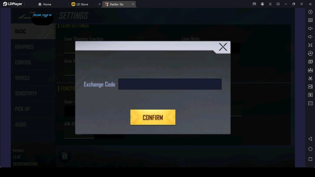 Redeeming the RAIDER SIX Redeem Codes Redeeming the RAIDER SIX Redeem Codes