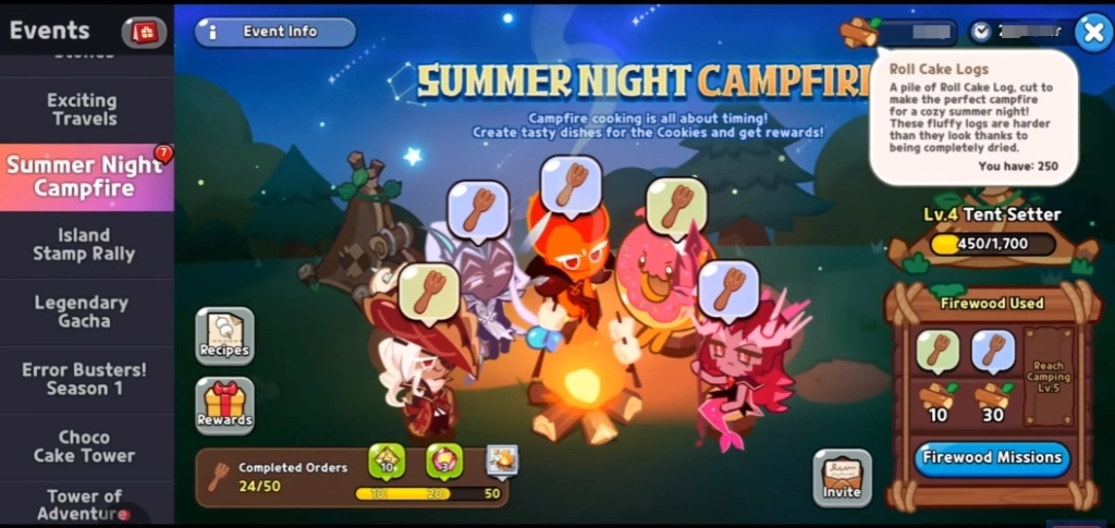 Summer Night Campfire