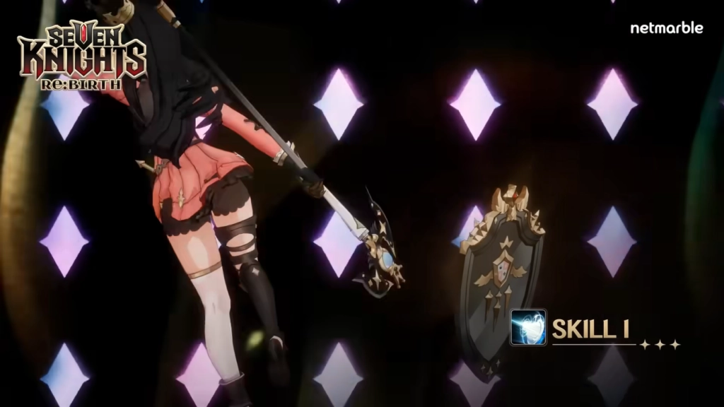 Elysia Seven Knights Re:Birth menggunakan skill Heavenly Spark